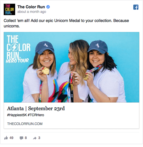 The Color Run ad