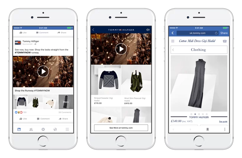 canvas ad Tommy facebook
