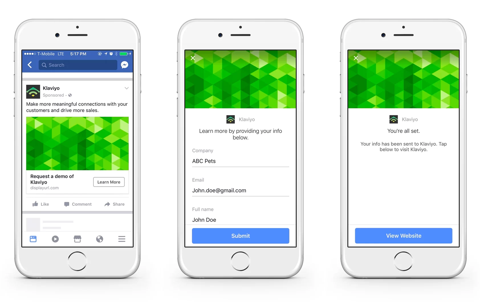facebook Lead ads